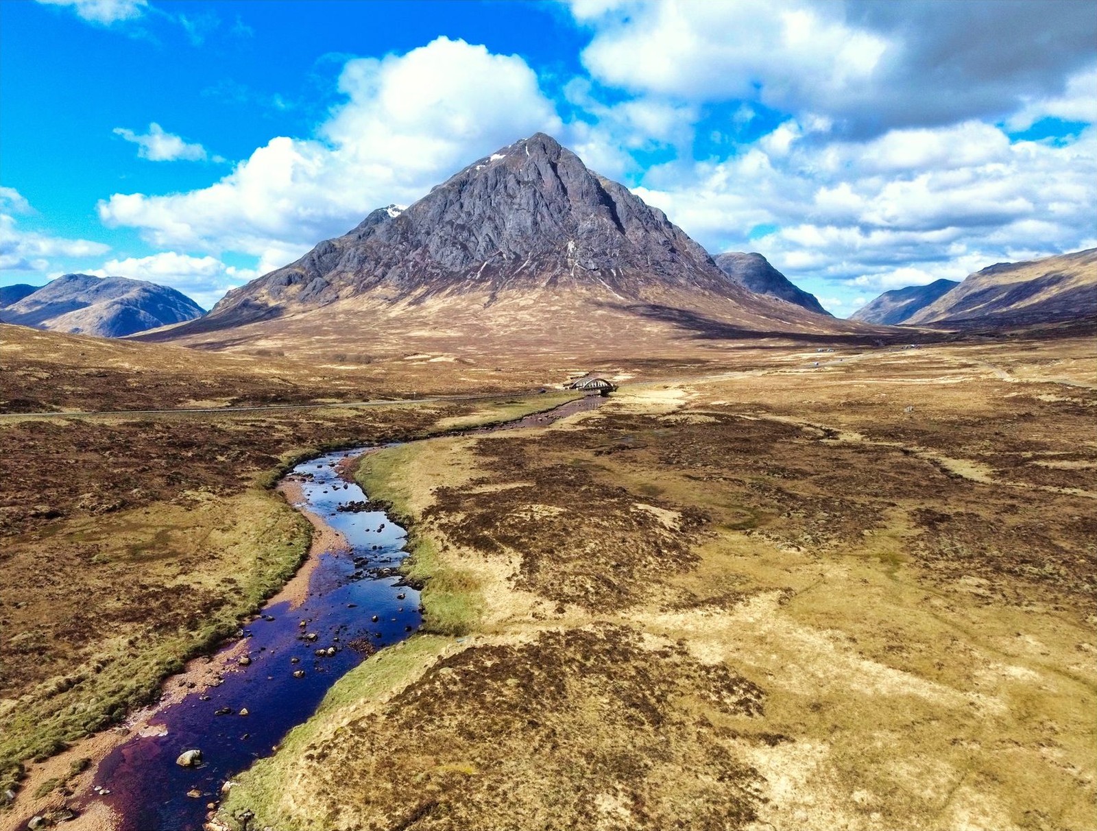 Buachaille Etive Mor at the head of Glen Etive